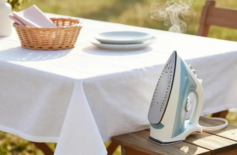 The Secret to Wrinkle-Free Picnic Linens: Damp Ironing Techniques