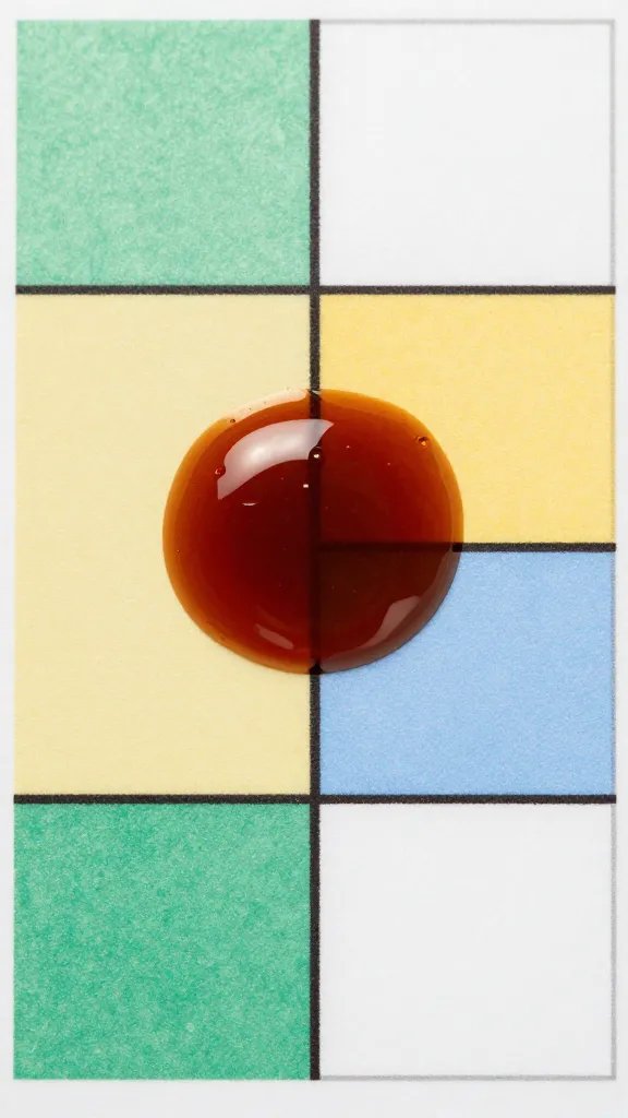 macro of performance canvas seam with BBQ grease spot