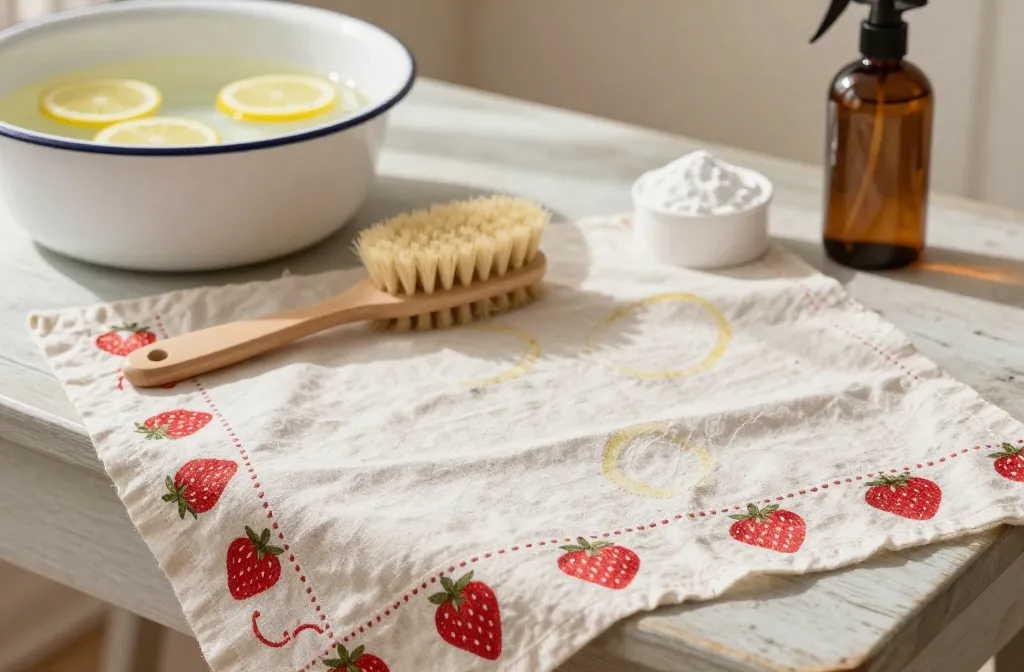 The Secret to How to Clean and Restore Vintage Picnic Linens Without Using Harsh Chemicals