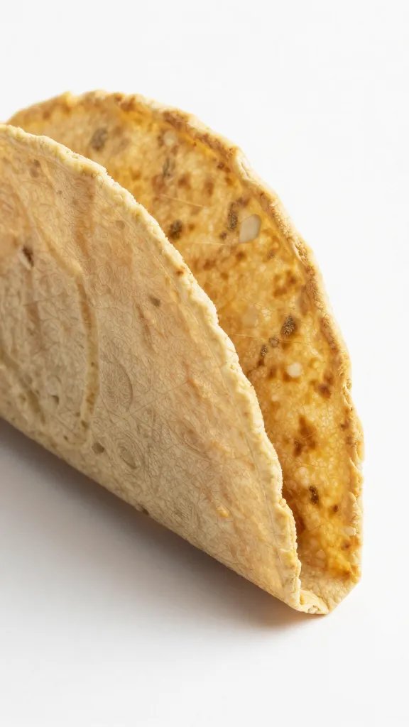 sturdy recycled-paper napkin taco fold edge detail