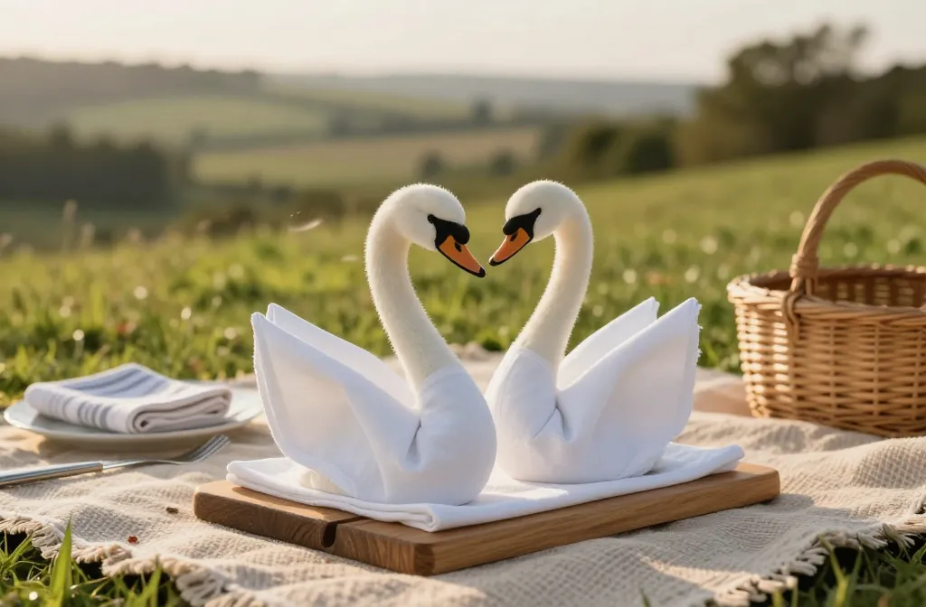 Effortless How to Fold a Napkin Into a Swan: Step-by-Step for Luxury Picnic Tables