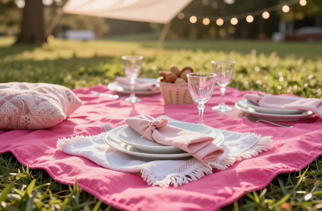 The Hot Pink Picnic: How to Go Bold With a Colour-Coordinated Outdoor Setup
