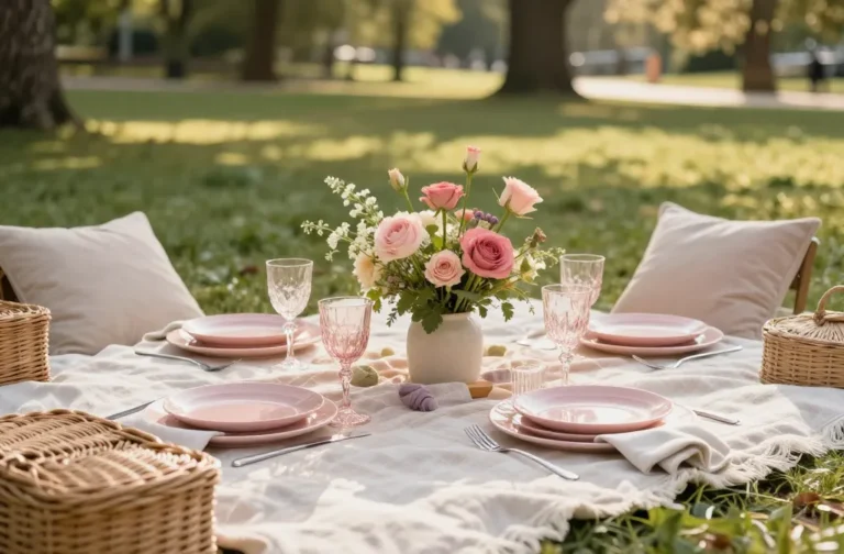 How to Style a Pink Picnic That Turns Heads in the Park