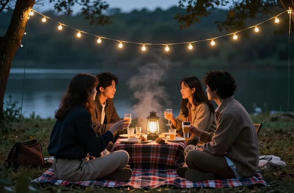 The Night Picnic Photoshoot: How to Style an After-Dark Outdoor Session That Actually Works