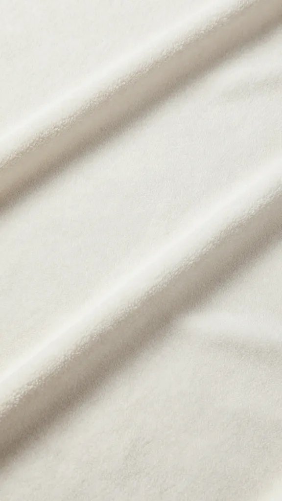closeup of solid fleece blanket fabric with subtle creases and shadows