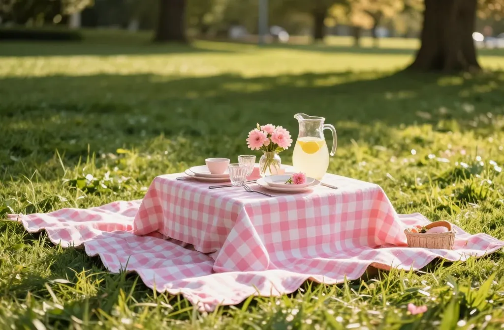 8 Pink Gingham Picnic Aesthetic Ideas for the Most Classic Outdoor Spread