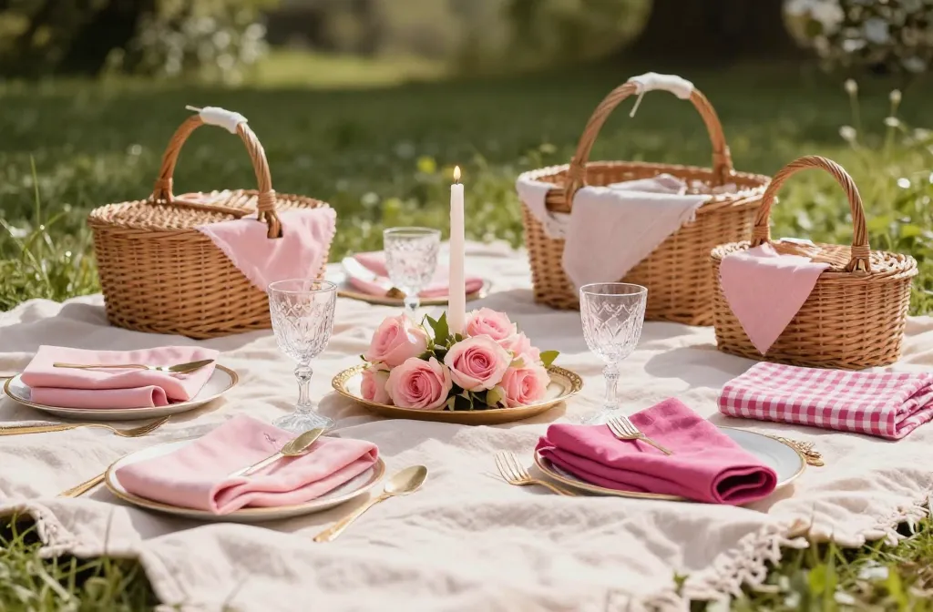 10 Pink Themed Picnic Party Ideas for a Birthday That Belongs on a Mood Board