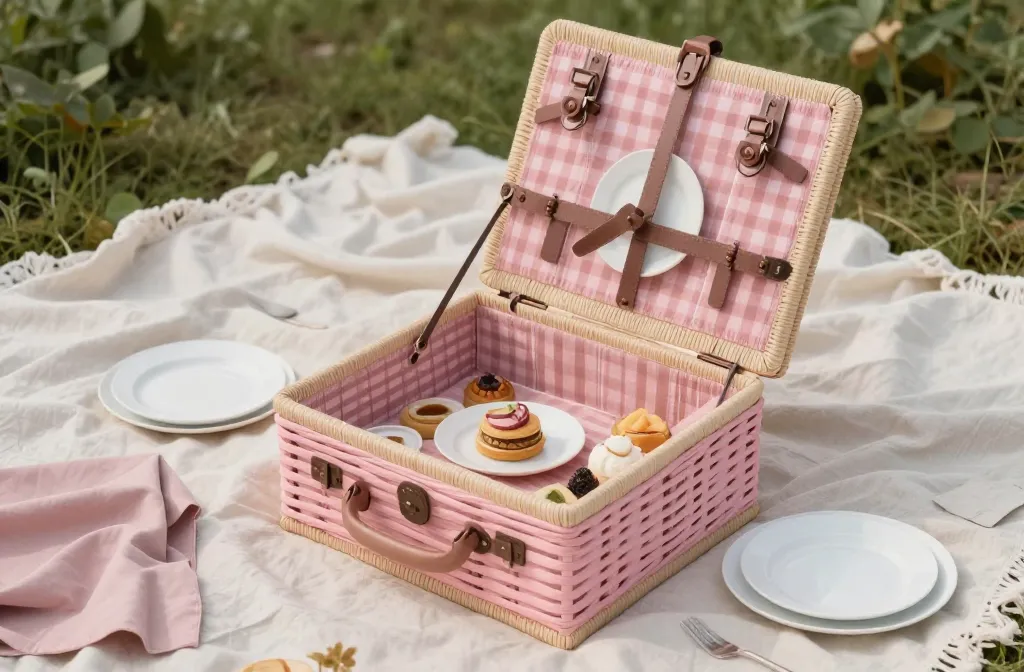 8 Pink Picnic Basket Ideas That Make the Spread Before You Lay Out a Single Thing