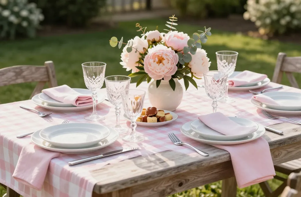10 Pink and White Picnic Ideas for a Clean, Classic Colour-Themed Outdoor Spread