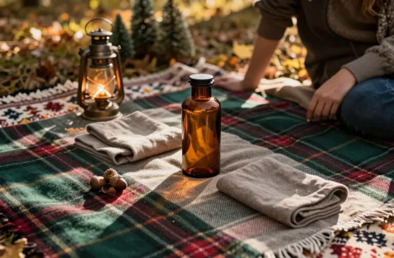 The Fall Picnic Aesthetic: How to Style Plaid, Amber Light, and a Thermos That Steals the Show